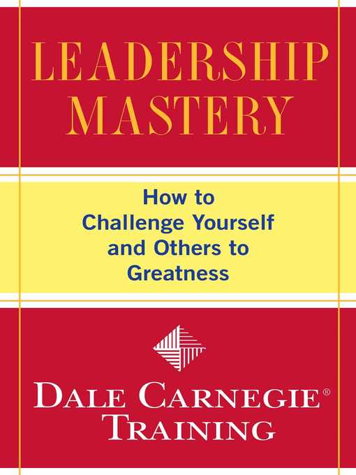 Title details for Leadership Mastery by Dale Carnegie Training - Wait list